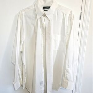 Men's Ralph Lauren white button down shirt